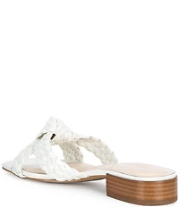 Dune London Lacees Braided Leather Slip On Sandals
