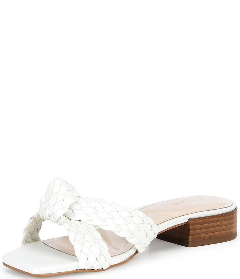 Dune London Lacees Braided Leather Slip On Sandals