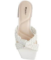 Dune London Lacees Braided Leather Slip On Sandals
