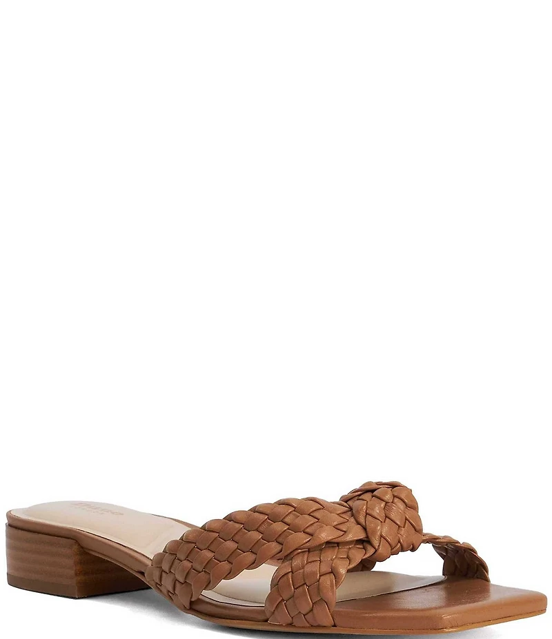 Dune London Lacees Braided Leather Slip On Sandals