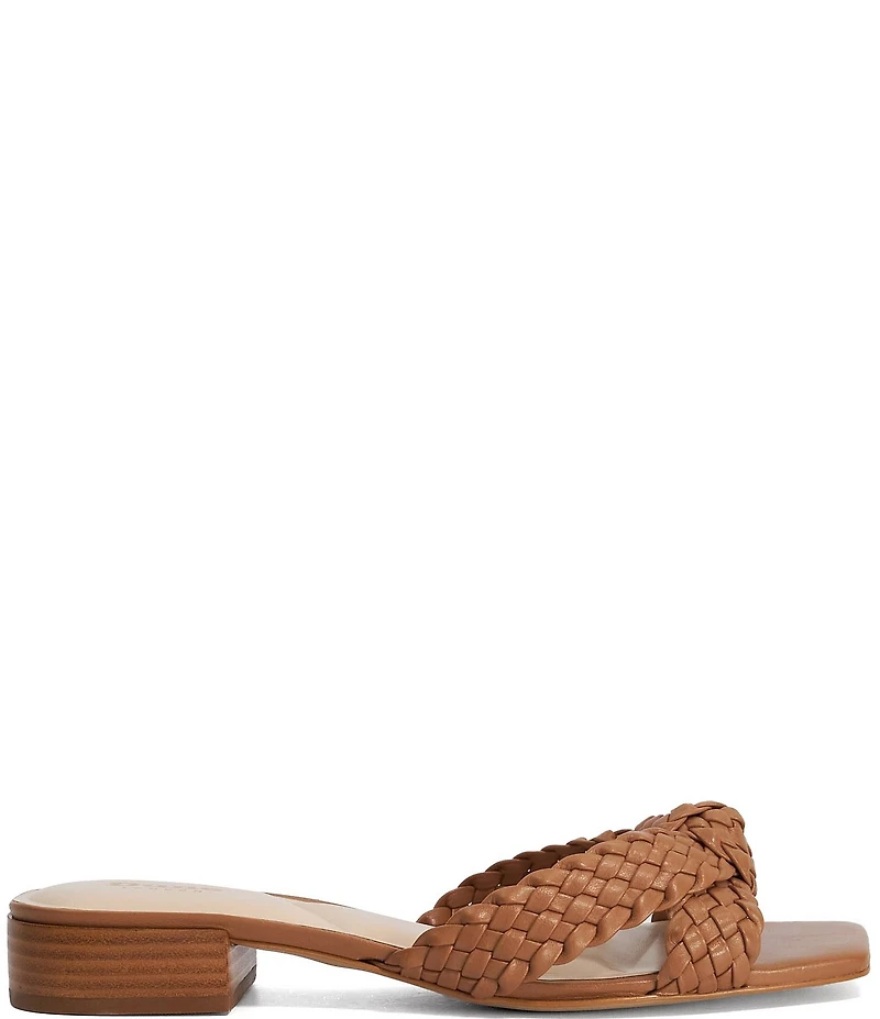 Dune London Lacees Braided Leather Slip On Sandals