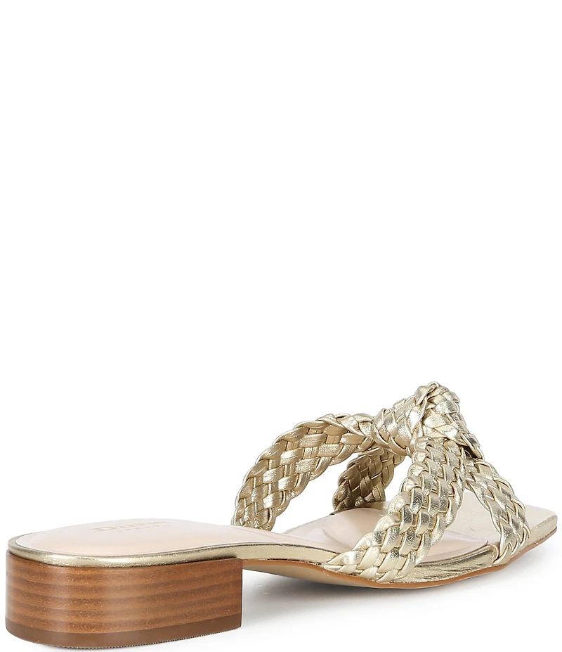 Dune London Lacees Braided Leather Slip On Sandals