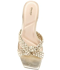 Dune London Lacees Braided Leather Slip On Sandals