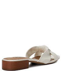 Dune London Laizes Leather Slide Sandals