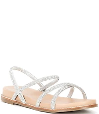 Dune London Levia Diamante Crossover Elastic Strap Sandals