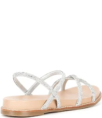 Dune London Levia Diamante Crossover Elastic Strap Sandals