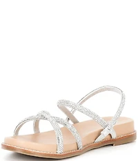 Dune London Levia Diamante Crossover Elastic Strap Sandals