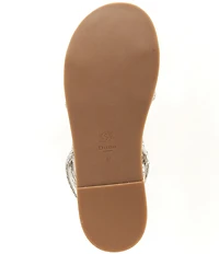 Dune London Levia Diamante Crossover Elastic Strap Sandals