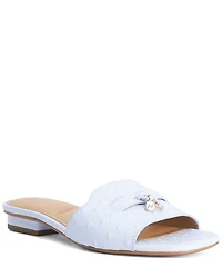 Dune London Lindo Slip On Leather Sandals