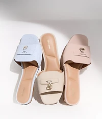 Dune London Lindo Slip On Leather Sandals