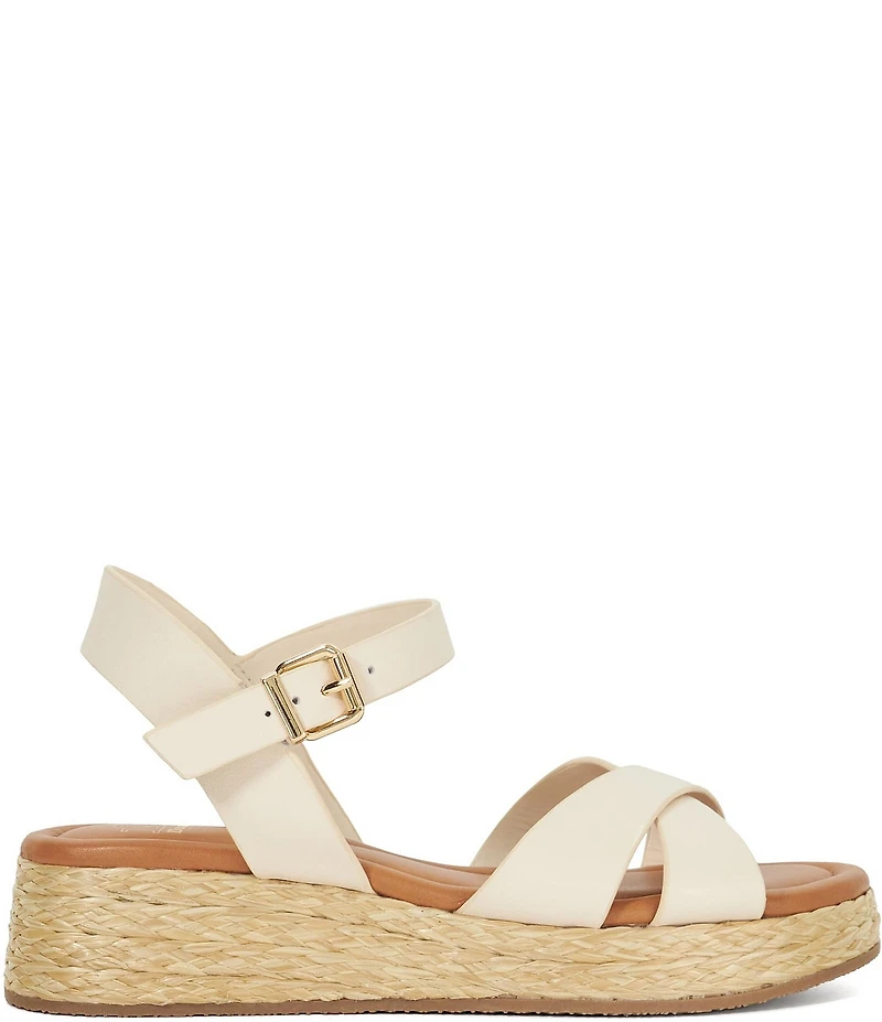 Dune London Littleton Leather Espadrille Sandals