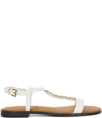 Dune London Lollipops Leather Chain Hardware Sandals