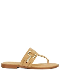 Dune London Lotica Suede Hardware Detail Thong Sandals