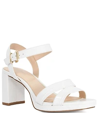 Dune London Manifesting Woven Block Heel Sandals