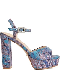 Dune London Maycie Printed Platform Dress Sandals