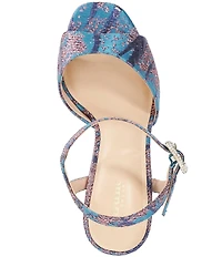 Dune London Maycie Printed Platform Dress Sandals