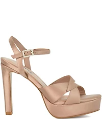 Dune London Mayve Satin Platform Dress Sandals