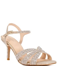 Dune London Mayven Jeweled Stiletto Dress Sandals