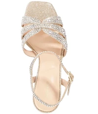 Dune London Mayven Jeweled Stiletto Dress Sandals