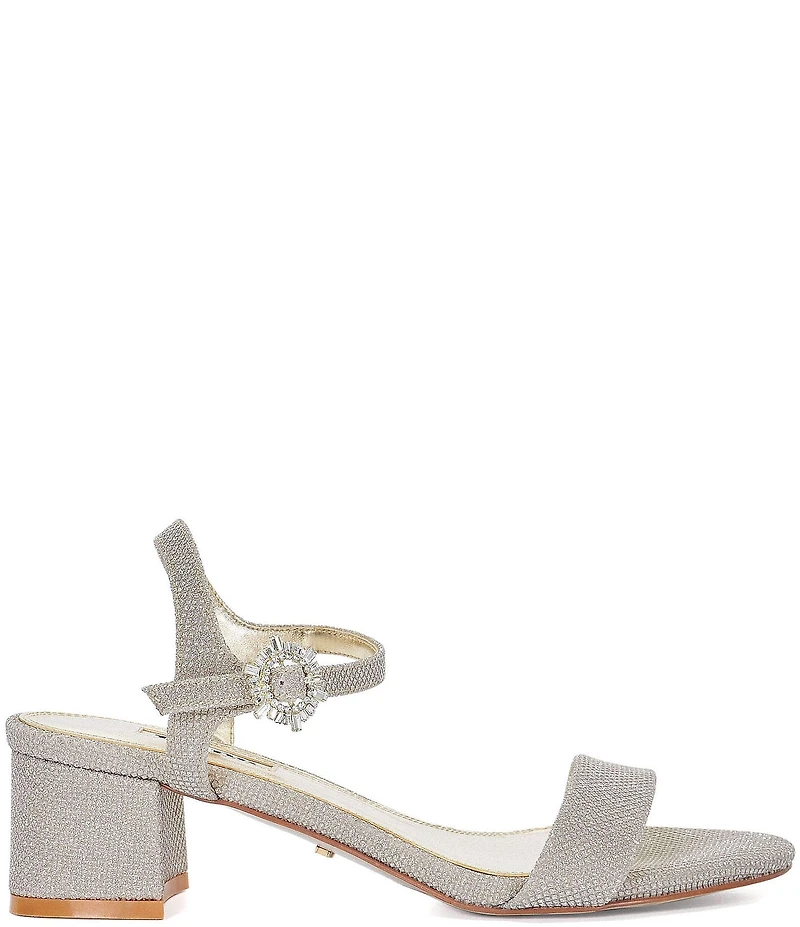 Dune London Measure Metallic Dress Sandals