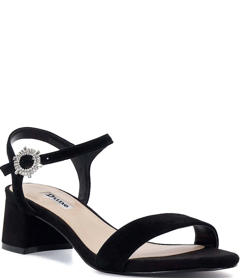 Dune London Measure Suede Dress Sandals
