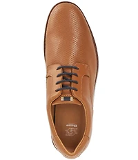 Dune London Men's Bow Embossed Leather Oxfords