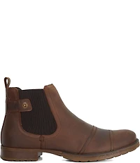 Dune London Men's Saltwood Leather Cap Toe Chelsea Boots