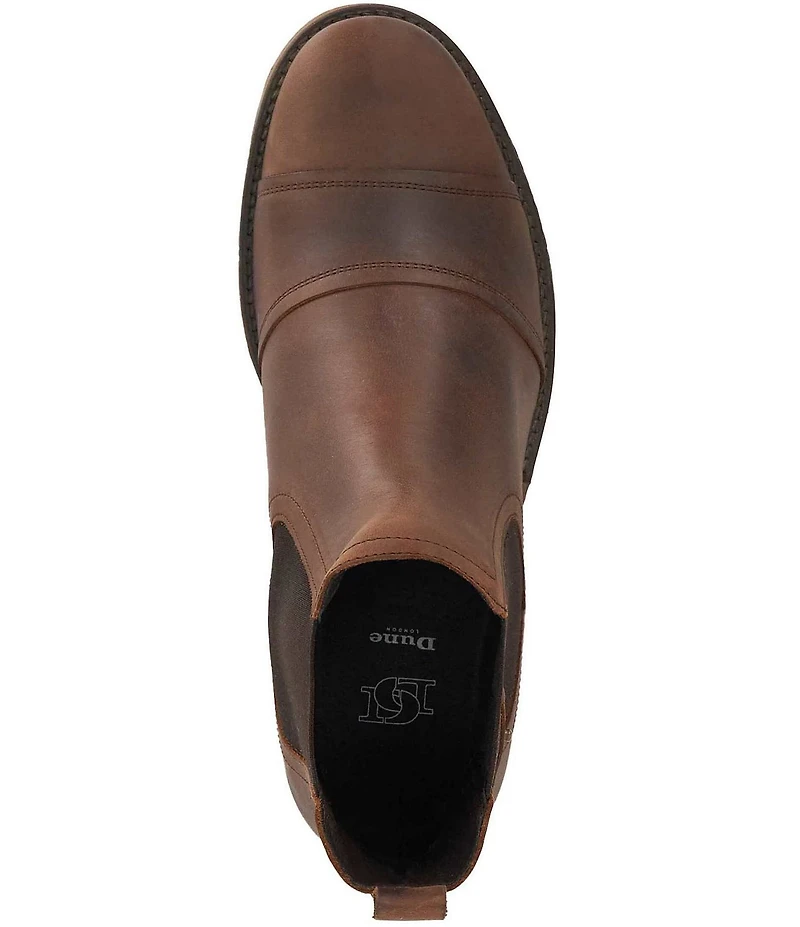 Dune London Men's Saltwood Leather Cap Toe Chelsea Boots