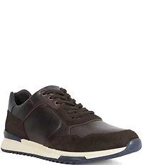 Dune London Men's Thornbury Leather and Suede Sneakers