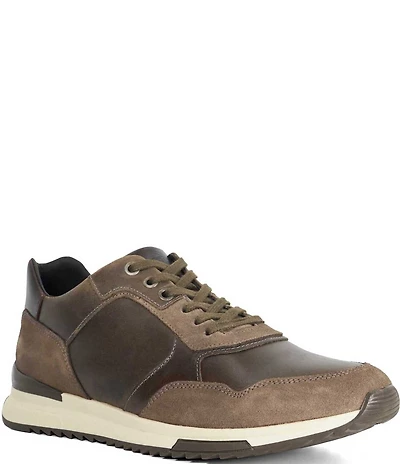 Dune London Men's Thornbury Leather and Suede Sneakers