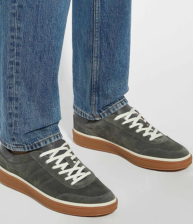Dune London Men's Tony Suede Cupsole Trainer Sneakers