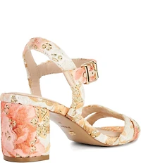 Dune London Merisa Floral Print Dress Sandals