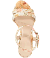 Dune London Merisa Floral Print Dress Sandals