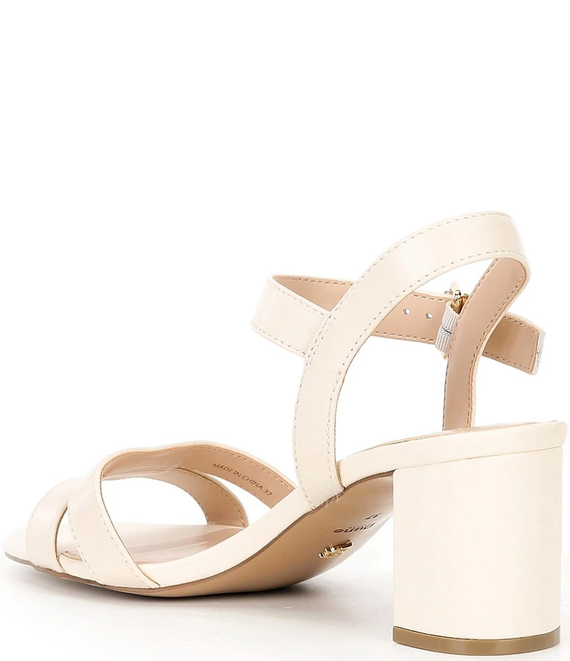 Dune London Merisa Leather Ankle Strap Dress Sandals