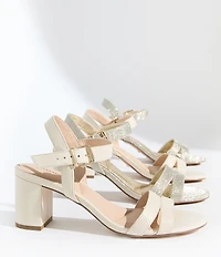 Dune London Merisa Leather Ankle Strap Dress Sandals