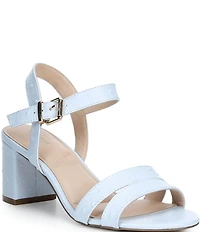 Dune London Merisa Leather Block Heel Sandals