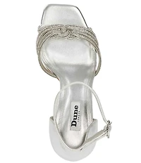 Dune London Militant Metallic Rhinestone Dress Sandals
