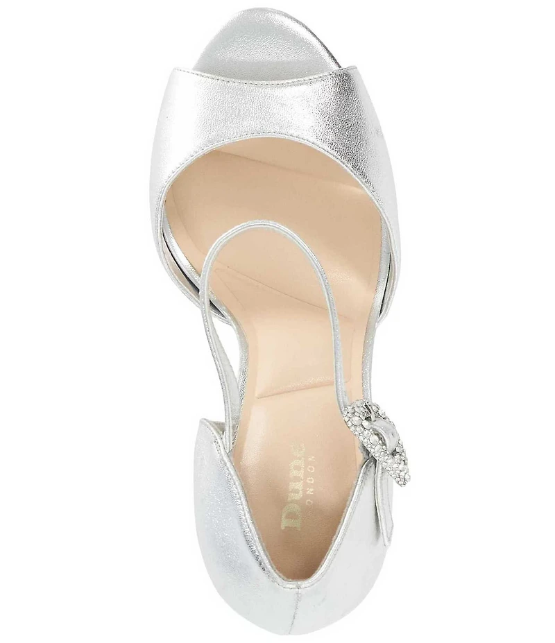 Dune London Myans Metallic Platform Sandals