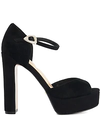 Dune London Myans Suede Platform Sandals