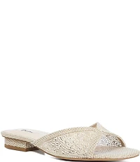 Dune London Naya Rhinestone Embellished Dress Slide Sandals