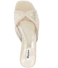Dune London Naya Rhinestone Embellished Dress Slide Sandals