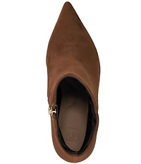 Dune London Obsessively Suede Dress Booties