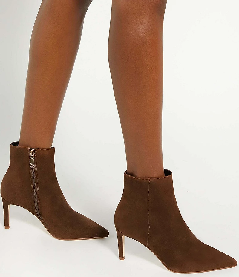 Dune London Obsessively Suede Dress Booties