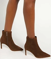Dune London Obsessively Suede Dress Booties