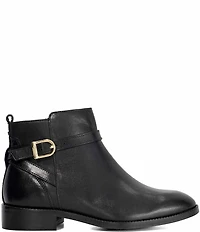 Dune London Pemma Leather Ankle Booties