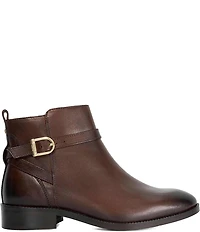 Dune London Pemma Leather Ankle Booties