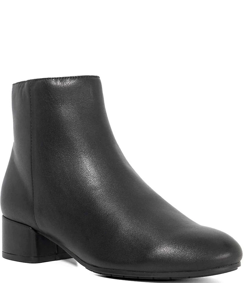 Dune London Pippie Leather Ankle Booties
