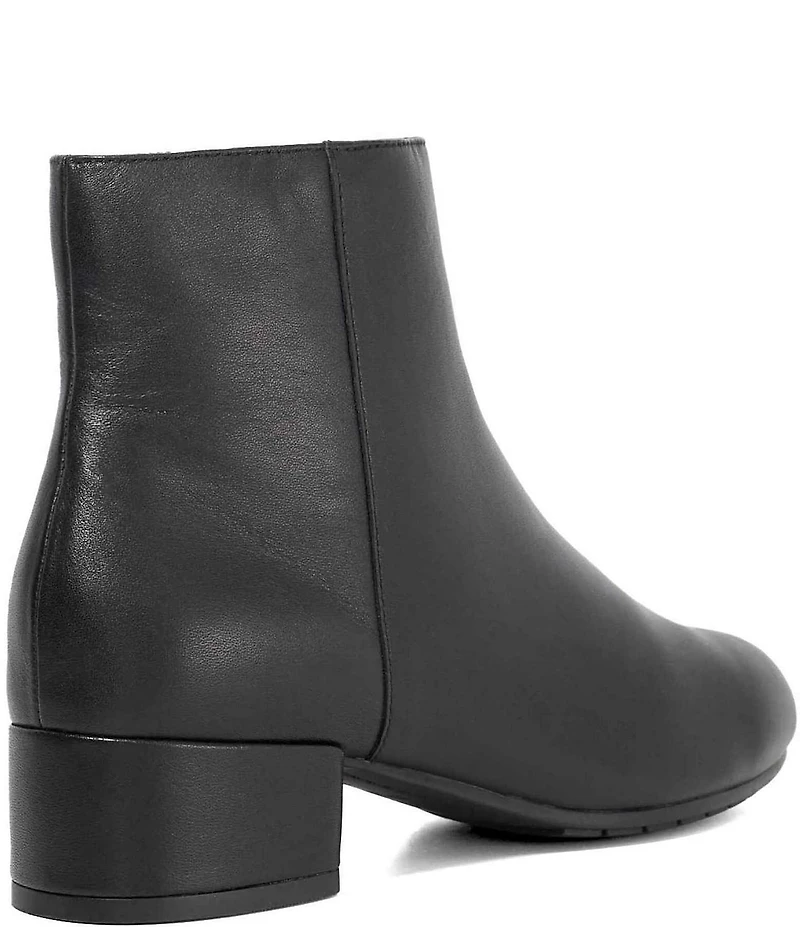 Dune London Pippie Leather Ankle Booties