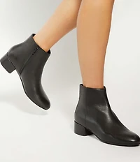 Dune London Pippie Leather Ankle Booties