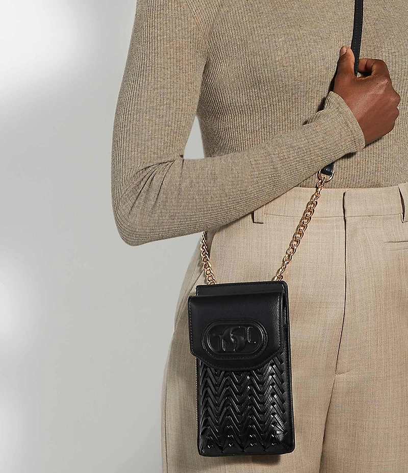 Dune London Samely Zip Phone Pouch Crossbody Bag